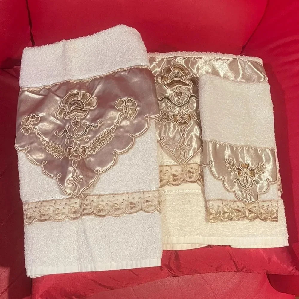 3 pcs Towel set(100% cotton)
